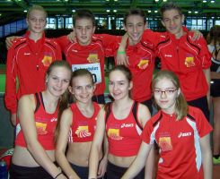 Unsere erfolgreichen Starterinnen und Starter bei den badischen Hallenmeisterschaften