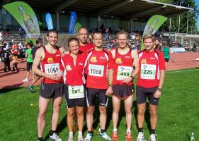 Das TSG-Laufteam "Exotenwald" beim Herbstlauf 2012