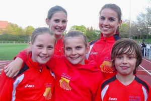Unsere TSG-Starter bei den Kreislangstreckenmeisterschaften in Wiesloch