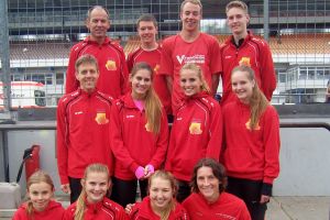 Unser erfolgreiches Team bei der diesjährigen Auflage des Hockenheimringlaufes 2014
